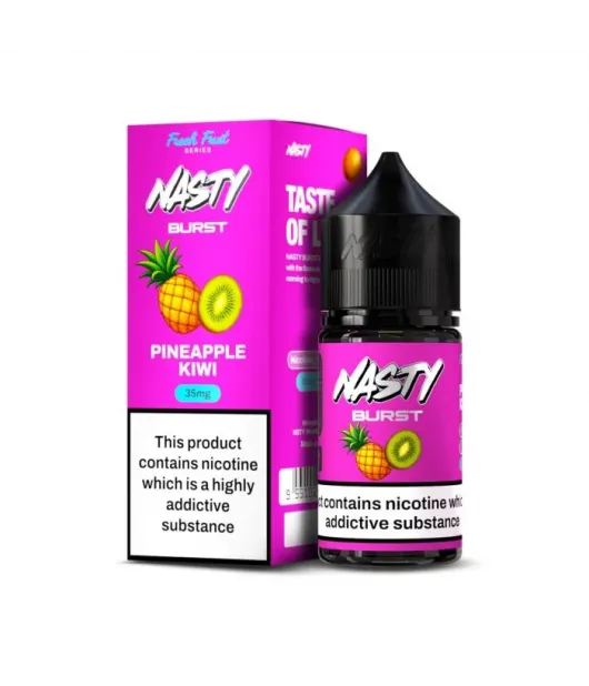 Nasty Burst Salt Nic Pıneapple Kiwi 30ml E-Likit 35 mg