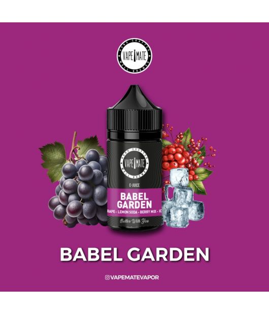 Vape Mate Babel Garden 50 MG / 30 ML Salt Likit Vape Mate Babel Garden 50 MG / 30 ML Salt Likit