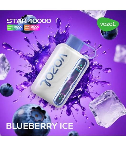 Vozol Star 40000 Blueberry Ice